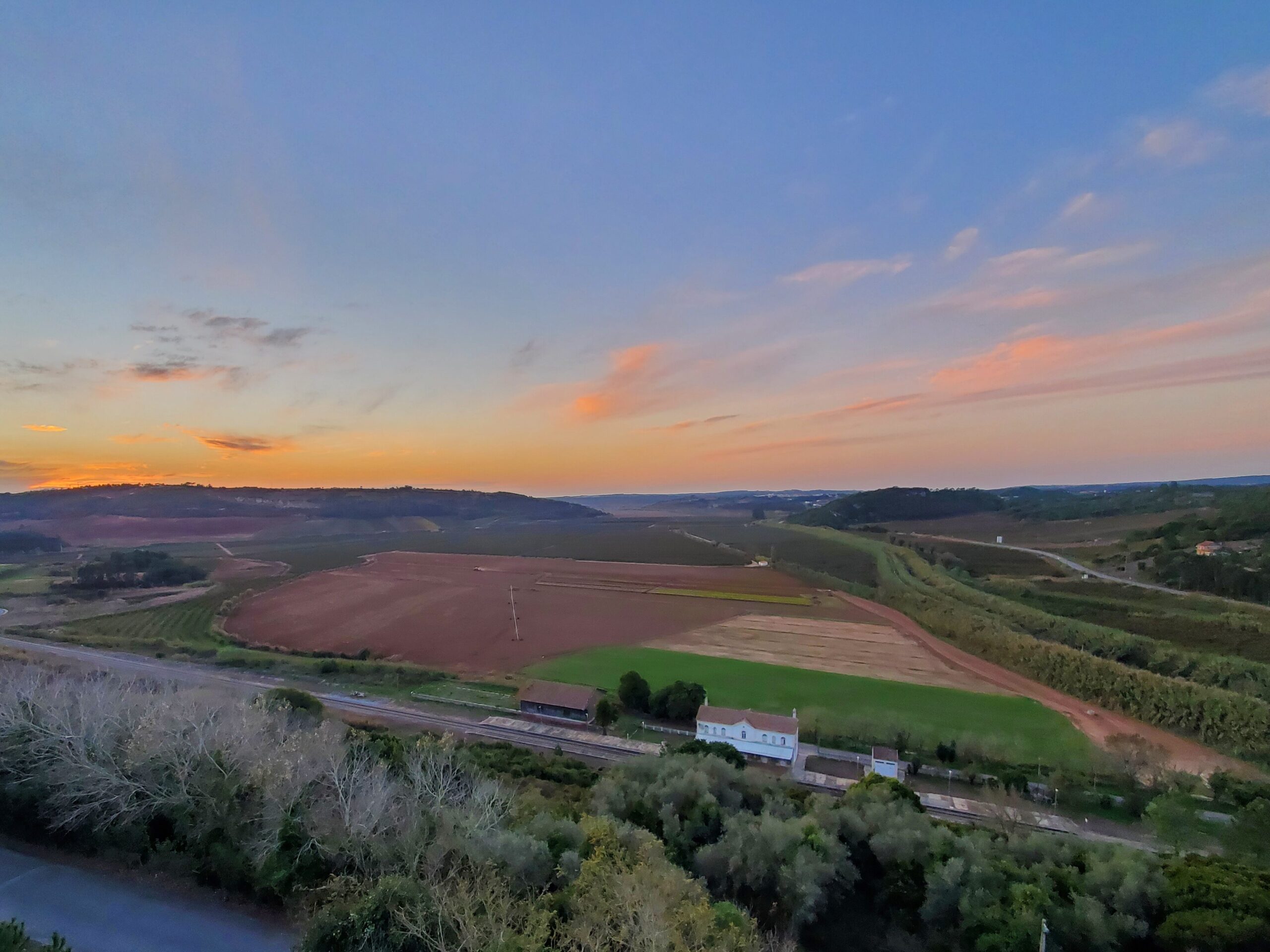 view from Óbidos Portugal