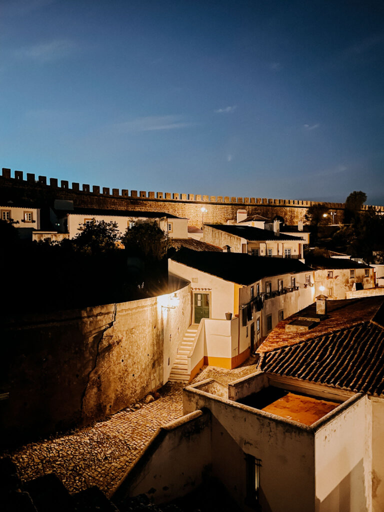 Óbidos Portugal at Night