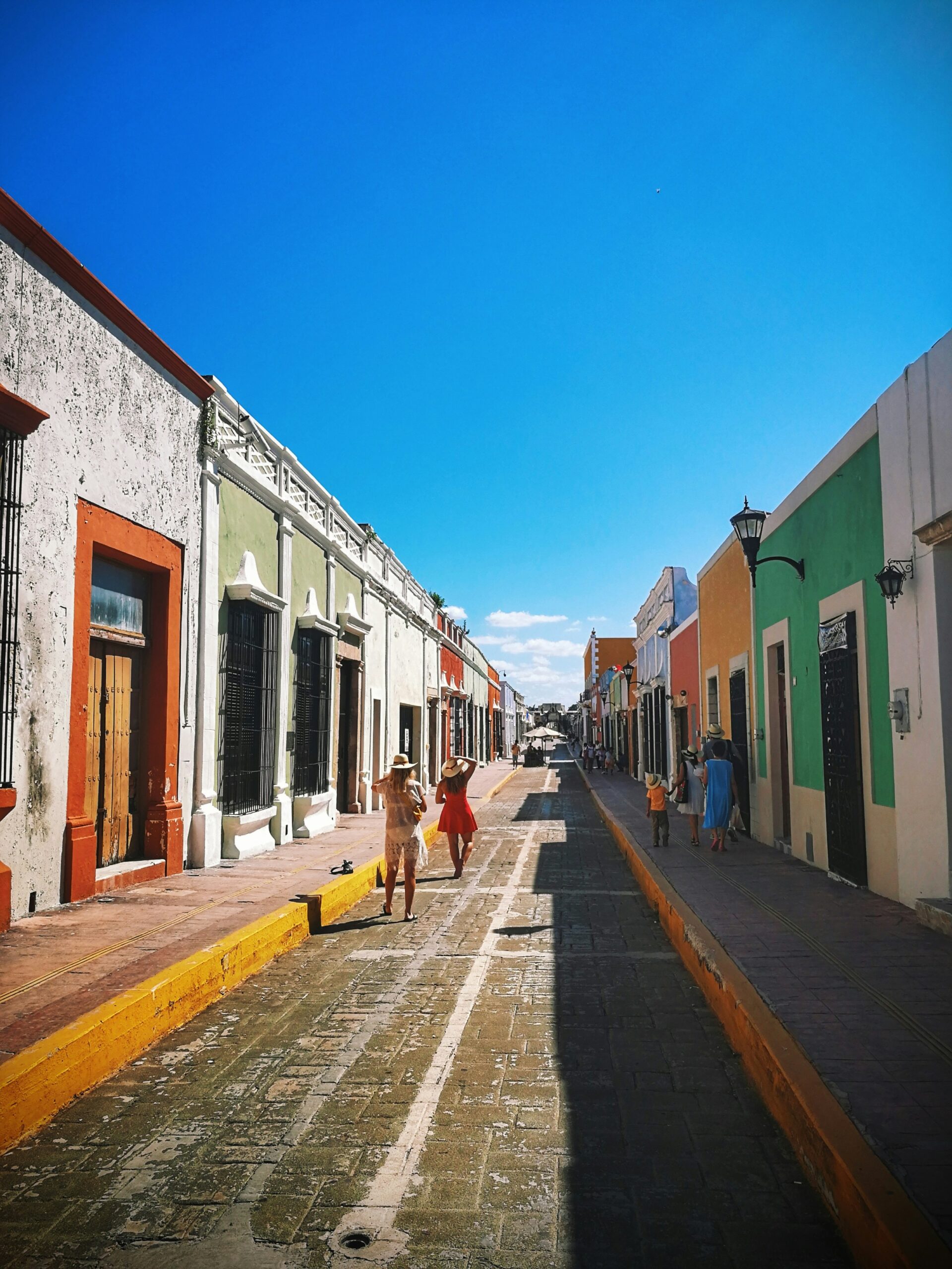 pastel-colored streets of Campeche, a UNESCO World Heritage Site and one of the top small towns in Mexico