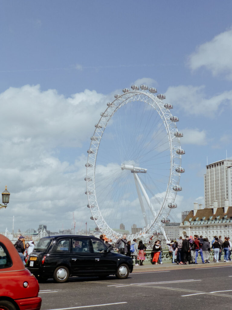 View of the London Eye Budget Hotels in London