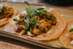 Taco platter at Mama Lus