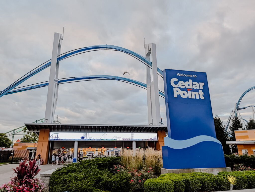 Front Gate Cedar Point on a Budget
