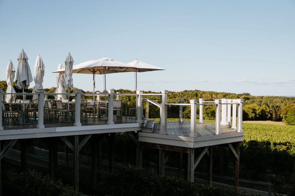 Brys Estate Deck Must Visit Traverse City Wineries