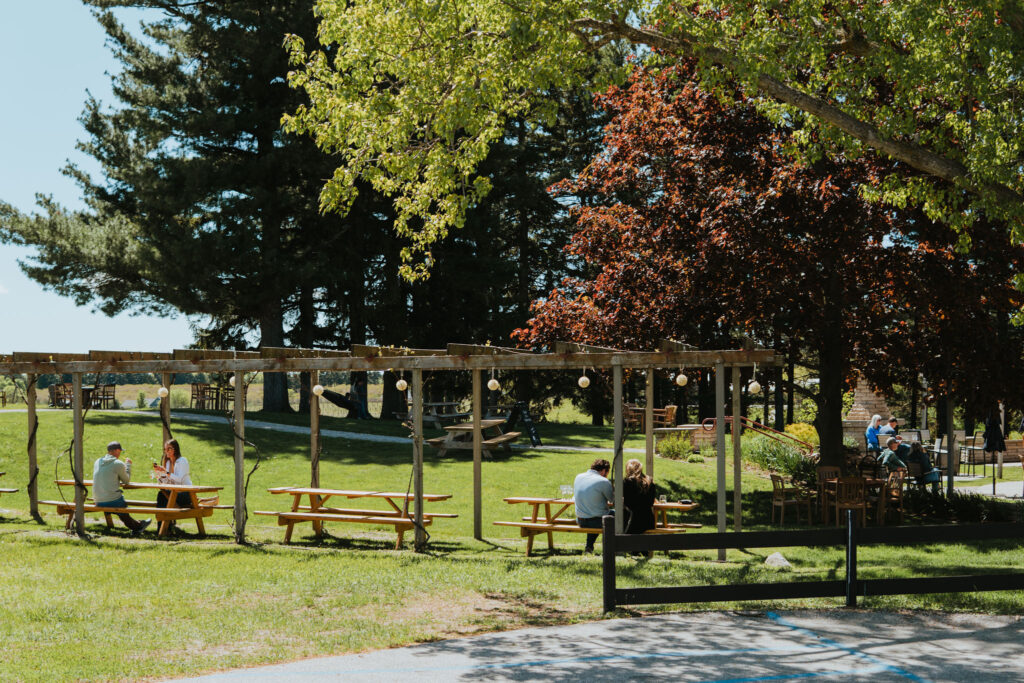 Picnic Tables at Shady Lane Cellars