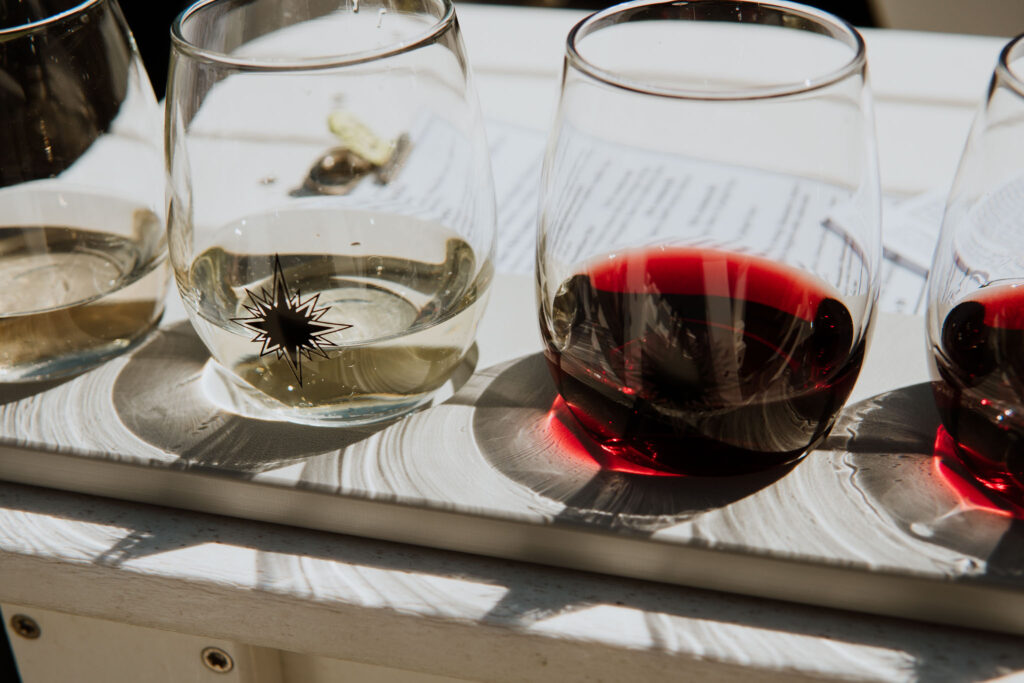 Black Star Farms Wine Flight - Best Traverse City Wineries