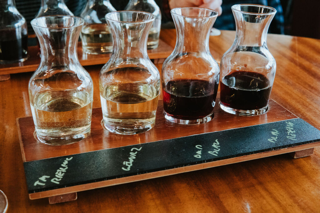 Left Foot Charley Wine Tasting Flight