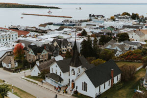 Mackinac Island on a Budget View from Fort