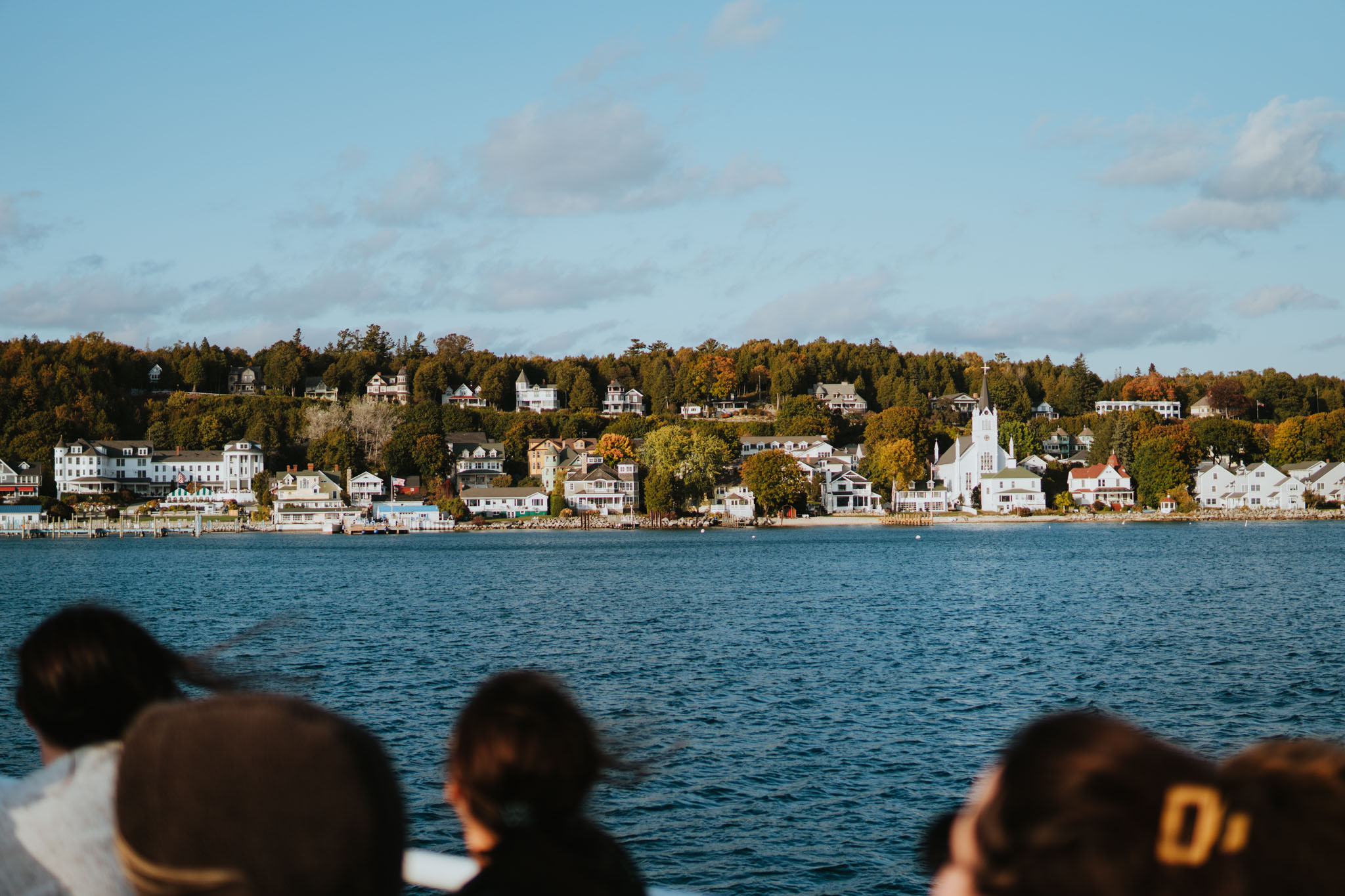 Mackinac Island on a Budget Mackinac Island on a Budget ferry arriving to harbor