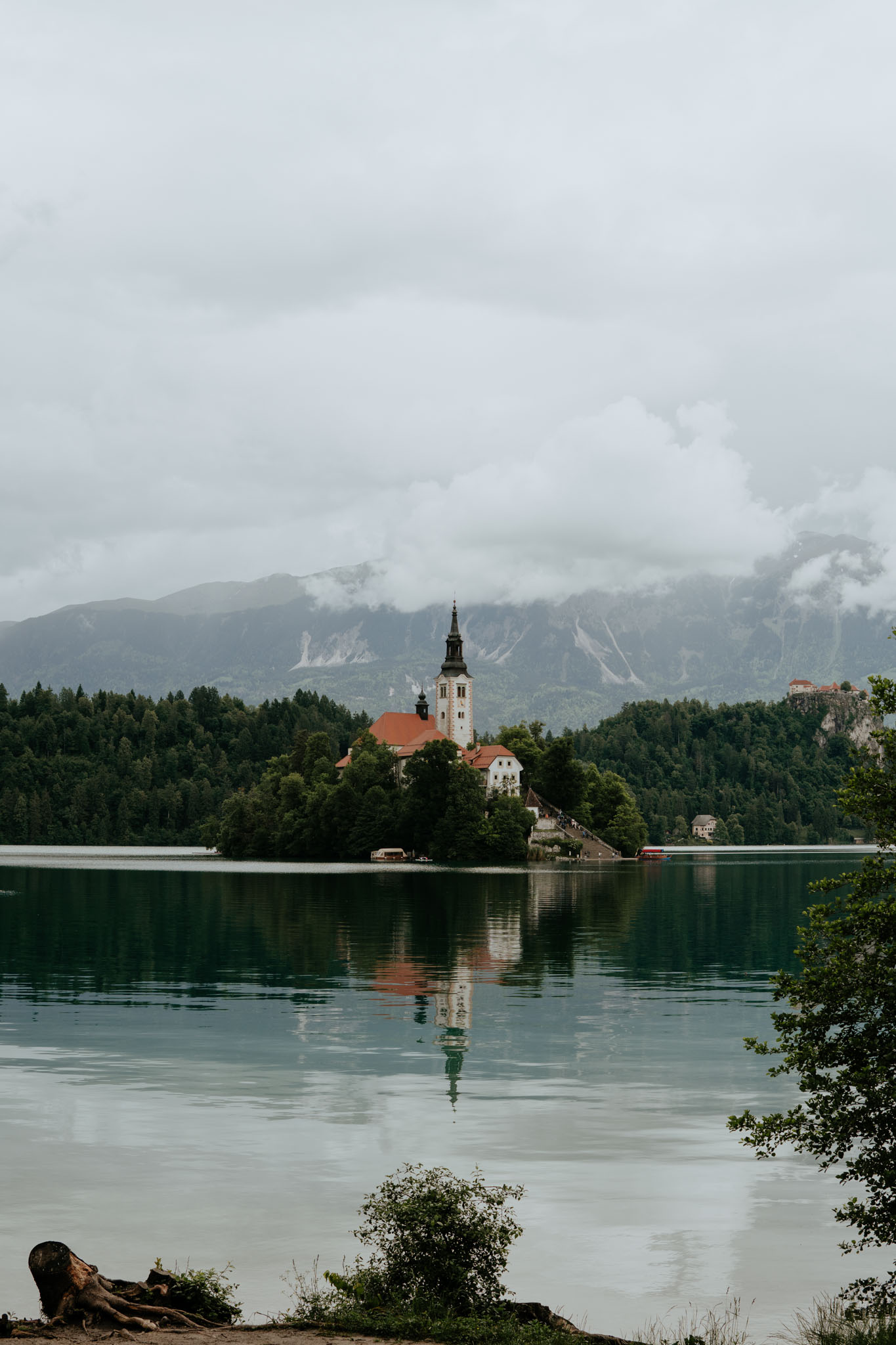 View of Castle - Cheap Eats Lake Bled