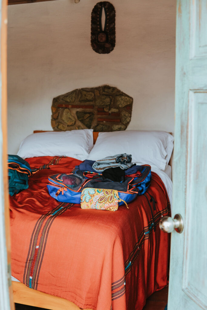 packed Cotopaxi Allpa 35L backpack