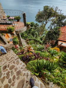 grounds at La Casa Del Mundo, Lake Atitlan, Guatemala