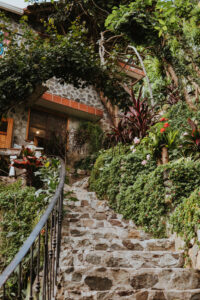 walkways La Casa Del Mundo, Lake Atitlan, Guatemala