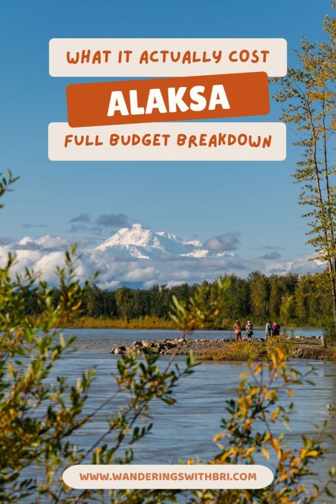 View of top of Denali Mountain Alaska Trip Cost Pin