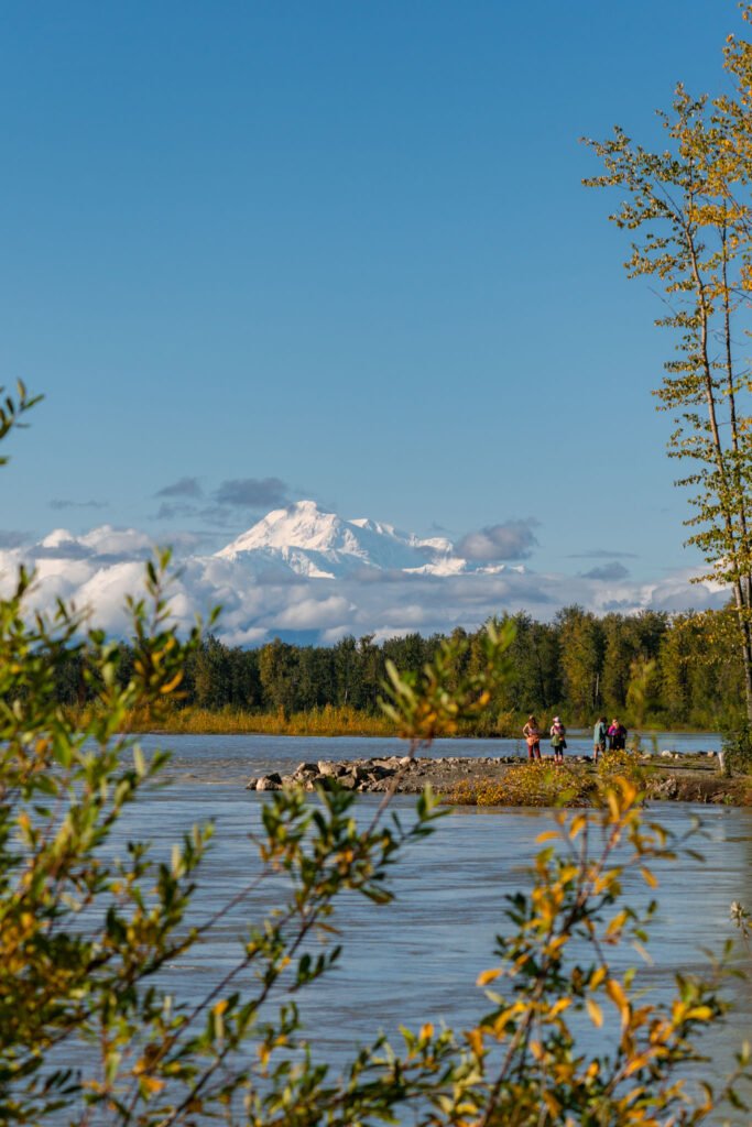 View of top of Denali Mountain Alaska Trip Cost