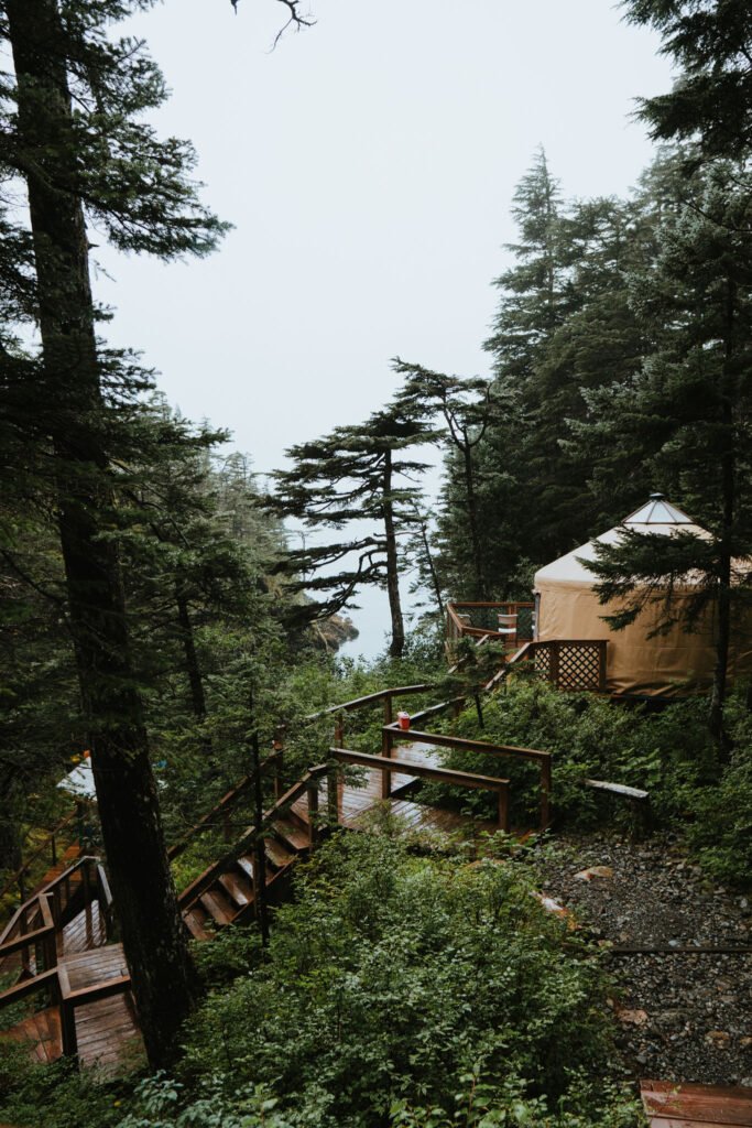 Shearwater Cove Yurt View Alaska