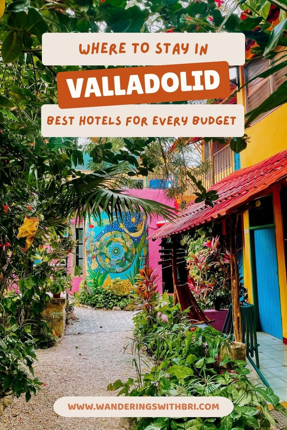 Where to Stay in Valladolid Mexico Pinterest Pin